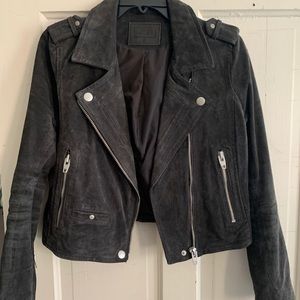 Suede Moto Jacket